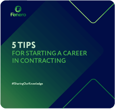 5 tips for starting a career in contracting