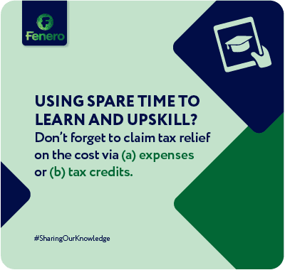 Tax savings for contractors on training and learning